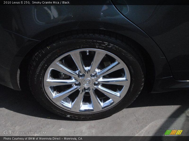 Smoky Granite Mica / Black 2010 Lexus IS 250