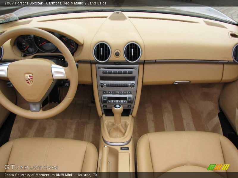Carmona Red Metallic / Sand Beige 2007 Porsche Boxster