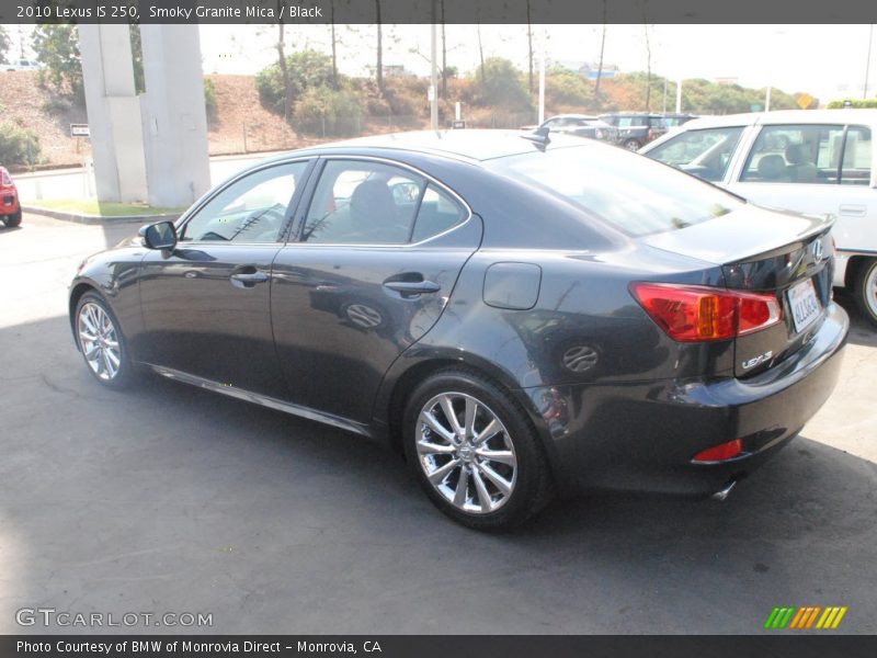 Smoky Granite Mica / Black 2010 Lexus IS 250