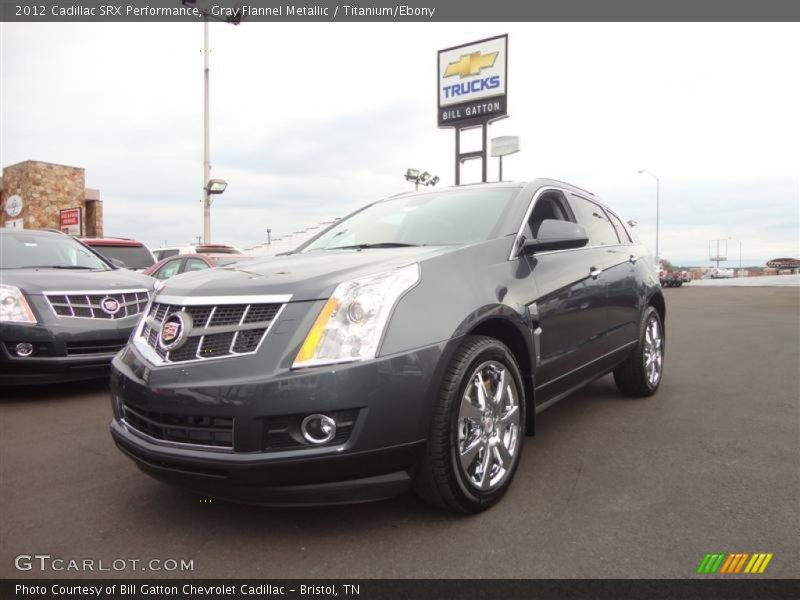 Gray Flannel Metallic / Titanium/Ebony 2012 Cadillac SRX Performance