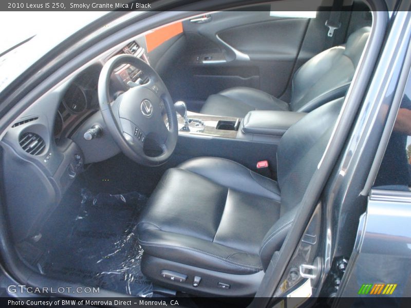 Smoky Granite Mica / Black 2010 Lexus IS 250