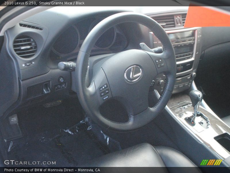 Smoky Granite Mica / Black 2010 Lexus IS 250