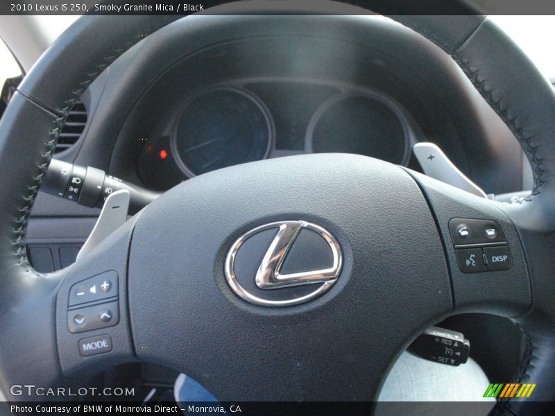 Smoky Granite Mica / Black 2010 Lexus IS 250