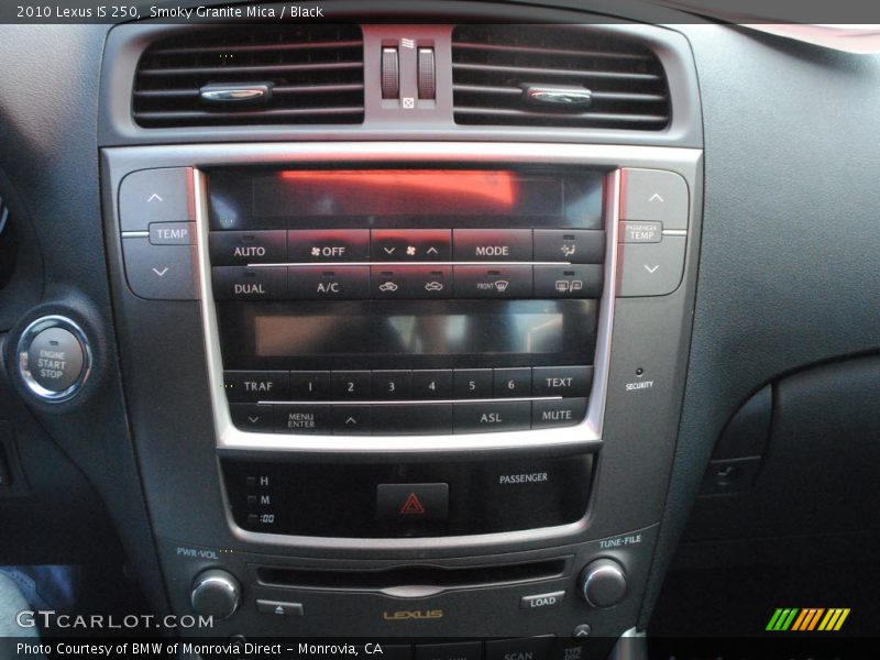 Smoky Granite Mica / Black 2010 Lexus IS 250