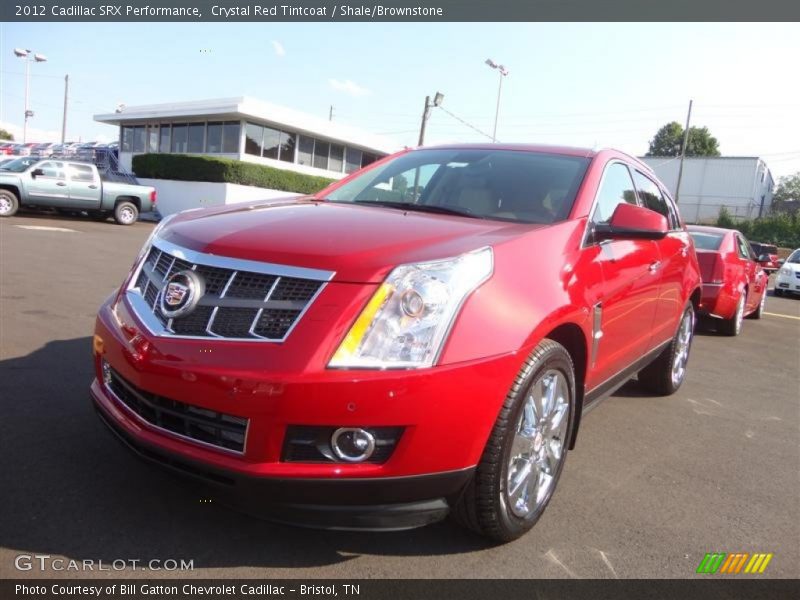 Crystal Red Tintcoat / Shale/Brownstone 2012 Cadillac SRX Performance