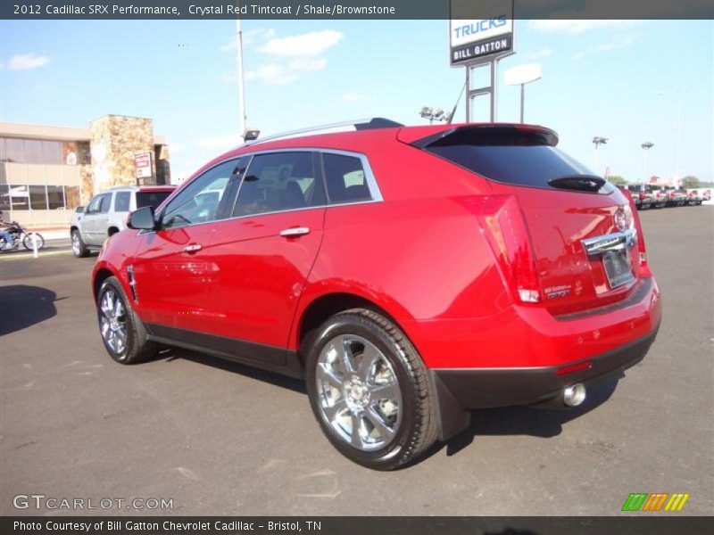 Crystal Red Tintcoat / Shale/Brownstone 2012 Cadillac SRX Performance
