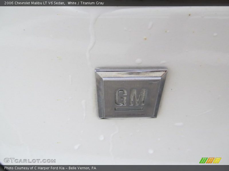 White / Titanium Gray 2006 Chevrolet Malibu LT V6 Sedan