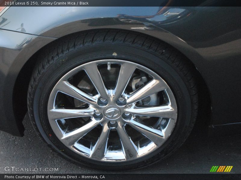 Smoky Granite Mica / Black 2010 Lexus IS 250