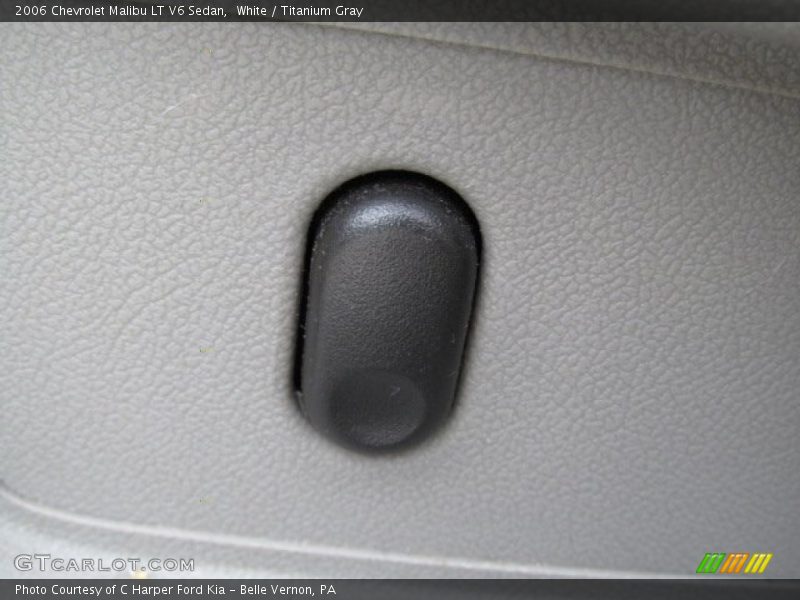 White / Titanium Gray 2006 Chevrolet Malibu LT V6 Sedan