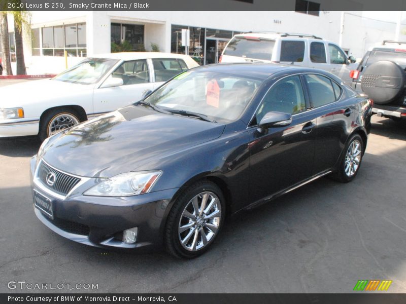 Smoky Granite Mica / Black 2010 Lexus IS 250