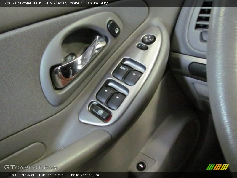 White / Titanium Gray 2006 Chevrolet Malibu LT V6 Sedan