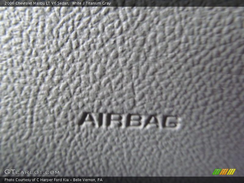 White / Titanium Gray 2006 Chevrolet Malibu LT V6 Sedan