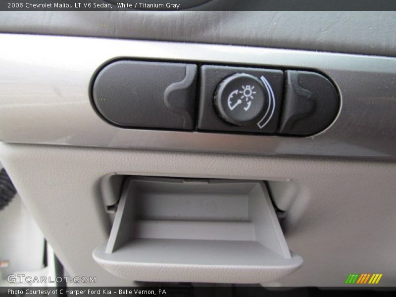 White / Titanium Gray 2006 Chevrolet Malibu LT V6 Sedan