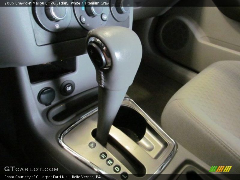 White / Titanium Gray 2006 Chevrolet Malibu LT V6 Sedan