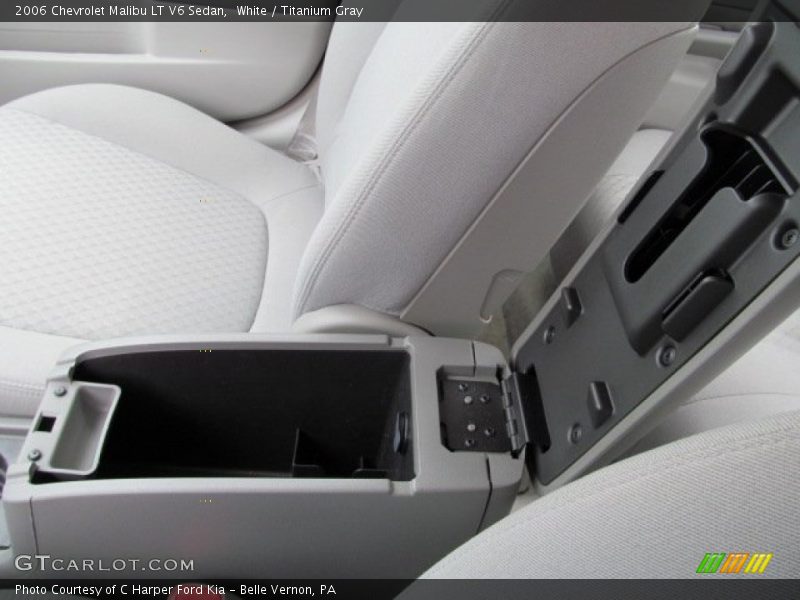 White / Titanium Gray 2006 Chevrolet Malibu LT V6 Sedan