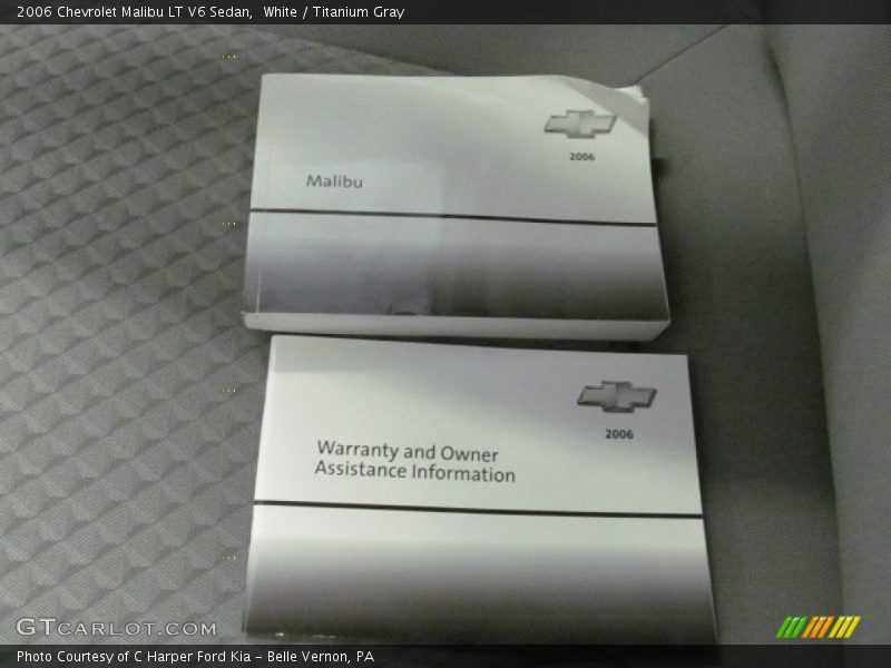White / Titanium Gray 2006 Chevrolet Malibu LT V6 Sedan