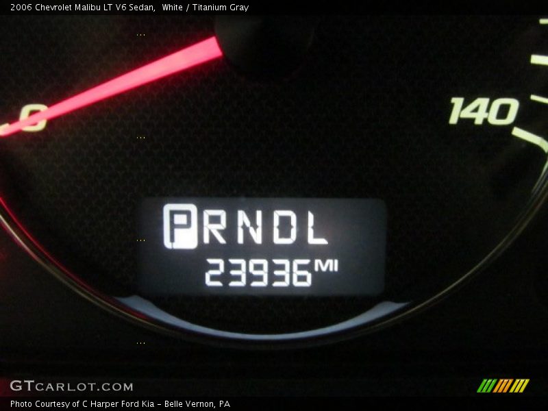 White / Titanium Gray 2006 Chevrolet Malibu LT V6 Sedan