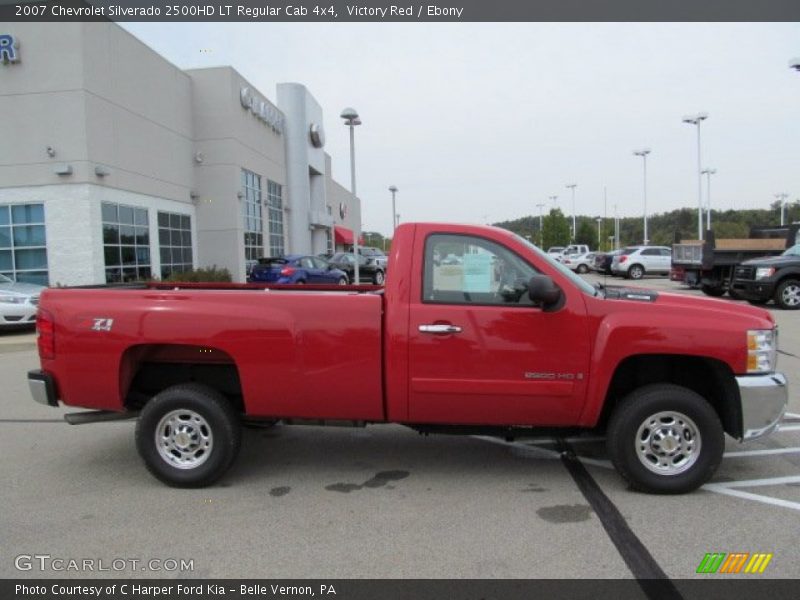 Victory Red / Ebony 2007 Chevrolet Silverado 2500HD LT Regular Cab 4x4