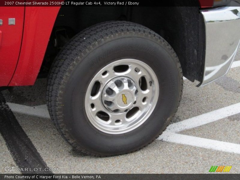 Victory Red / Ebony 2007 Chevrolet Silverado 2500HD LT Regular Cab 4x4