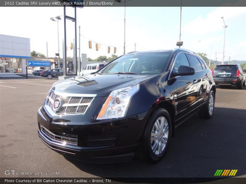 Black Raven / Ebony/Ebony 2012 Cadillac SRX Luxury AWD