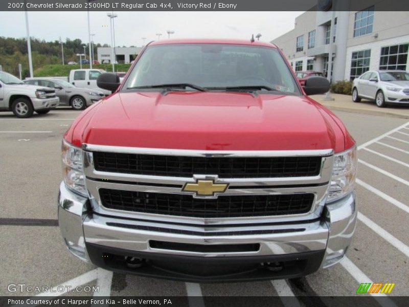 Victory Red / Ebony 2007 Chevrolet Silverado 2500HD LT Regular Cab 4x4