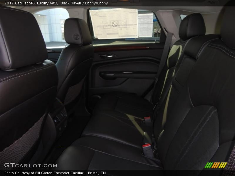 Black Raven / Ebony/Ebony 2012 Cadillac SRX Luxury AWD