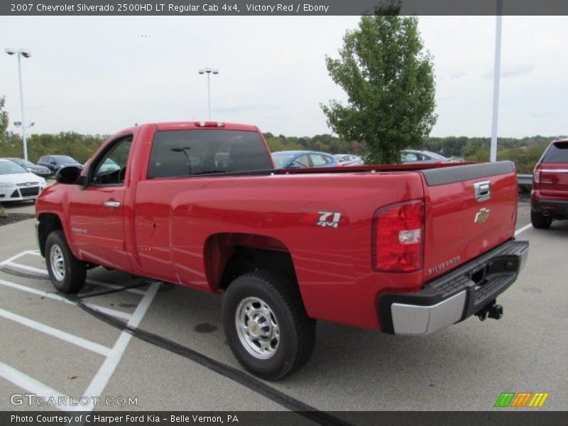 Victory Red / Ebony 2007 Chevrolet Silverado 2500HD LT Regular Cab 4x4