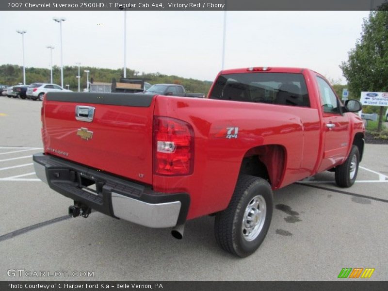 Victory Red / Ebony 2007 Chevrolet Silverado 2500HD LT Regular Cab 4x4