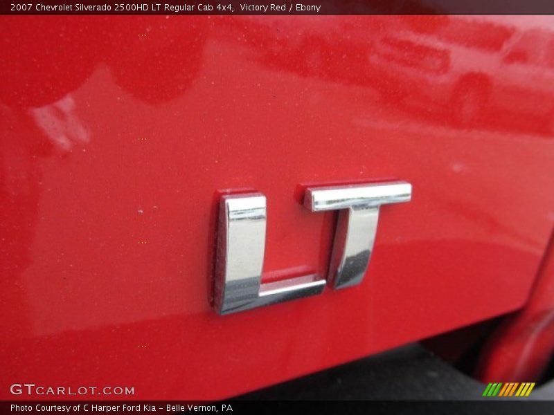 Victory Red / Ebony 2007 Chevrolet Silverado 2500HD LT Regular Cab 4x4