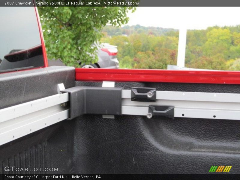 Victory Red / Ebony 2007 Chevrolet Silverado 2500HD LT Regular Cab 4x4