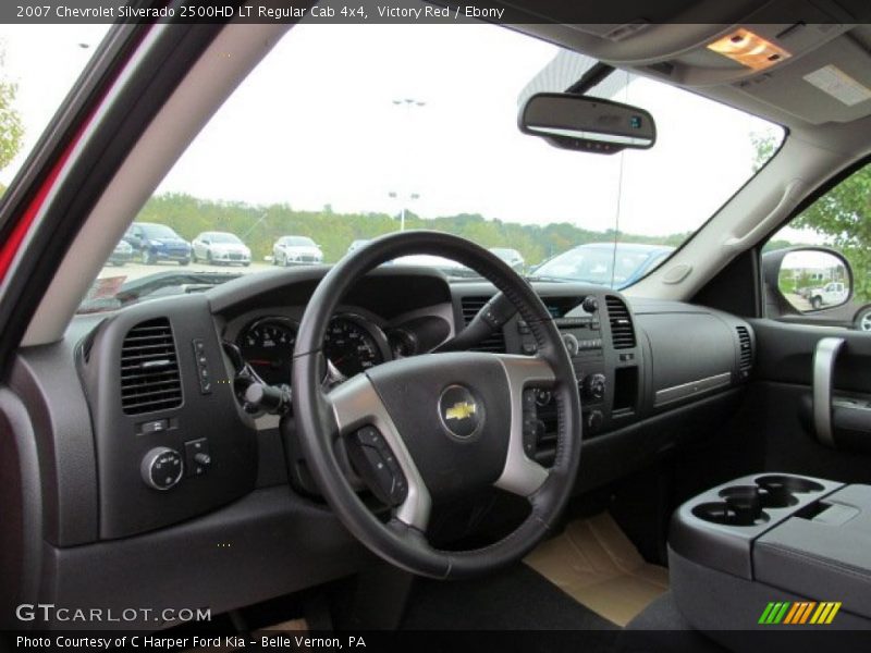Victory Red / Ebony 2007 Chevrolet Silverado 2500HD LT Regular Cab 4x4