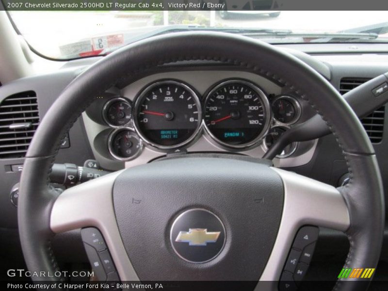 Victory Red / Ebony 2007 Chevrolet Silverado 2500HD LT Regular Cab 4x4