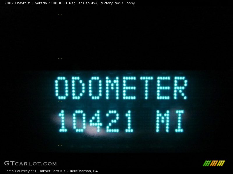 Victory Red / Ebony 2007 Chevrolet Silverado 2500HD LT Regular Cab 4x4