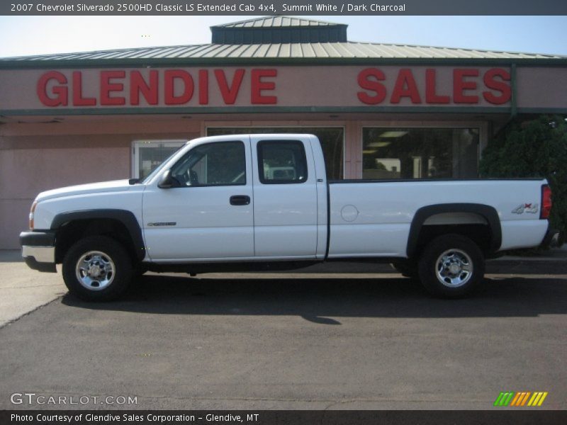 Summit White / Dark Charcoal 2007 Chevrolet Silverado 2500HD Classic LS Extended Cab 4x4