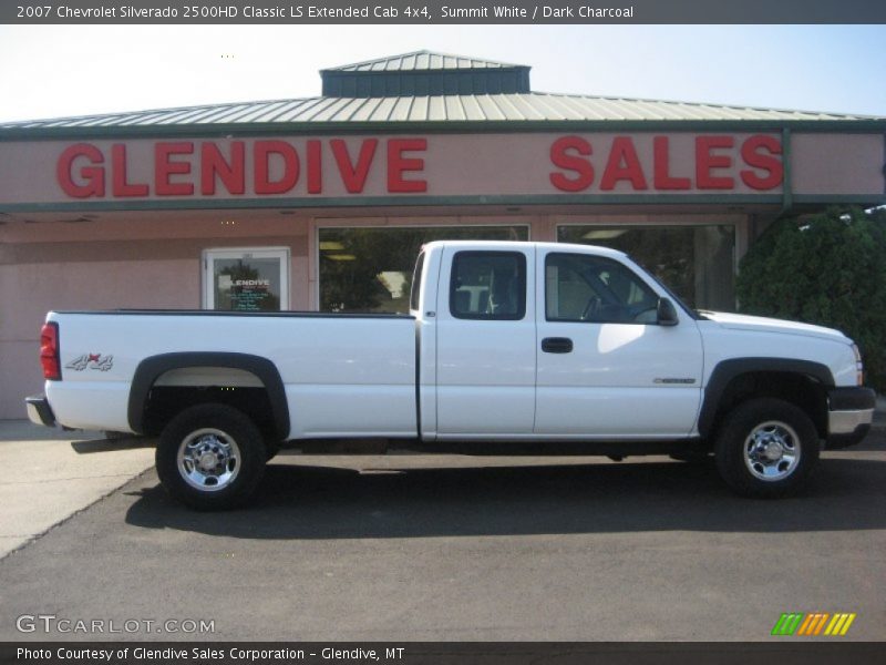 Summit White / Dark Charcoal 2007 Chevrolet Silverado 2500HD Classic LS Extended Cab 4x4