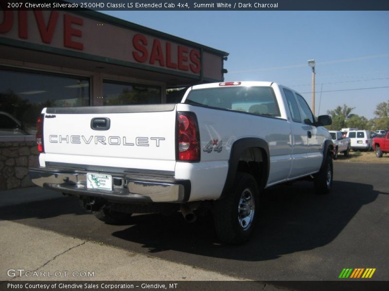 Summit White / Dark Charcoal 2007 Chevrolet Silverado 2500HD Classic LS Extended Cab 4x4