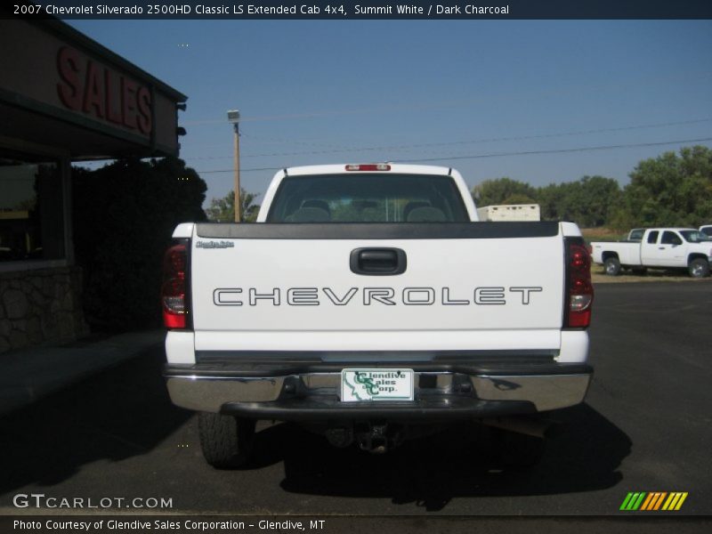Summit White / Dark Charcoal 2007 Chevrolet Silverado 2500HD Classic LS Extended Cab 4x4