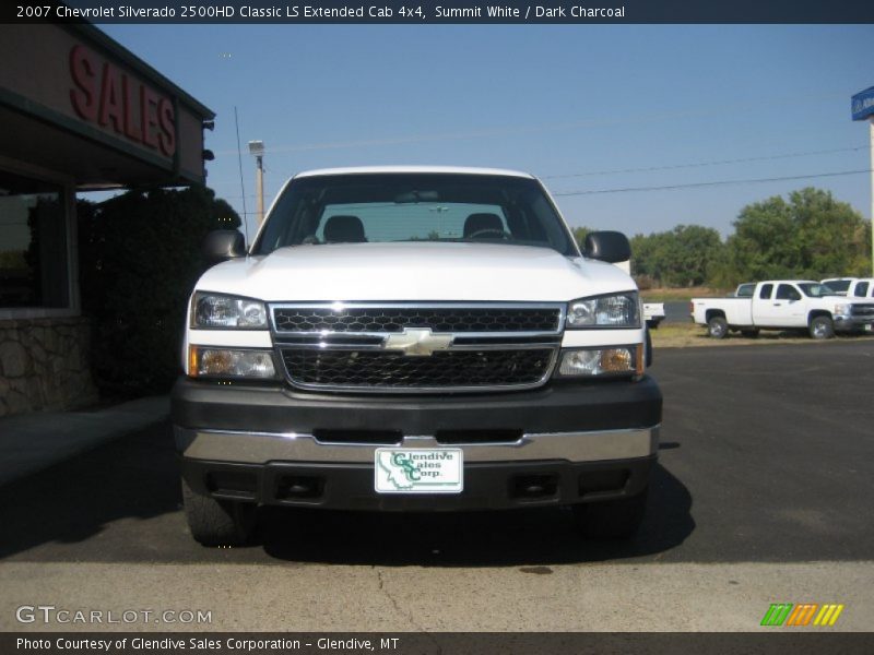 Summit White / Dark Charcoal 2007 Chevrolet Silverado 2500HD Classic LS Extended Cab 4x4