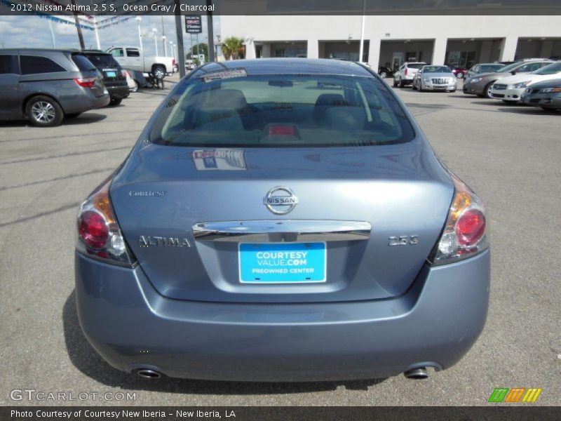 Ocean Gray / Charcoal 2012 Nissan Altima 2.5 S