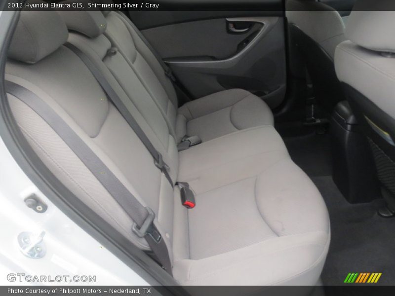 Shimmering Silver / Gray 2012 Hyundai Elantra GLS