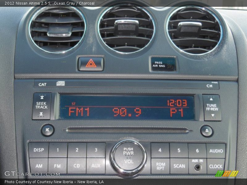 Ocean Gray / Charcoal 2012 Nissan Altima 2.5 S