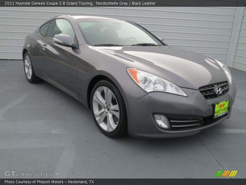 Front 3/4 View of 2011 Genesis Coupe 3.8 Grand Touring