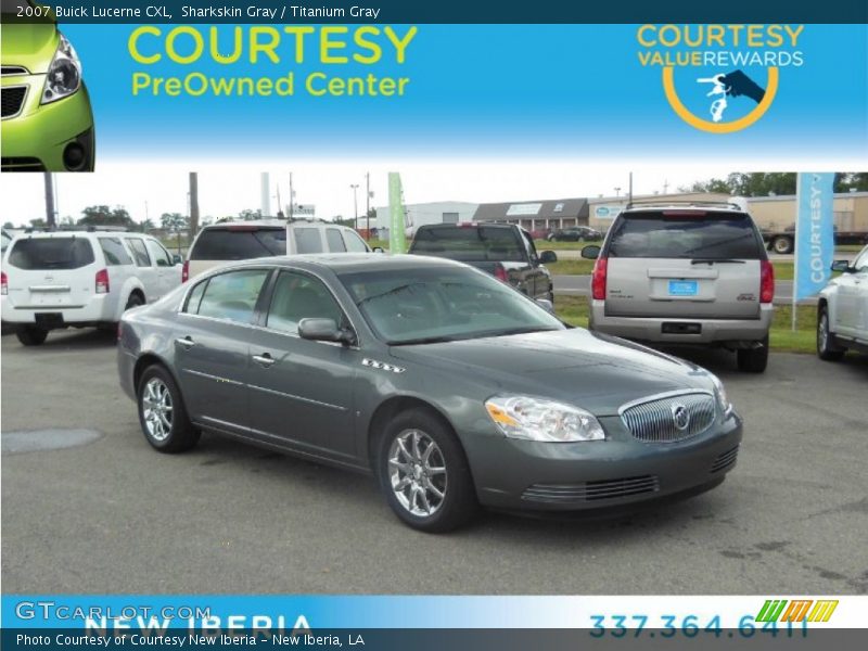 Sharkskin Gray / Titanium Gray 2007 Buick Lucerne CXL