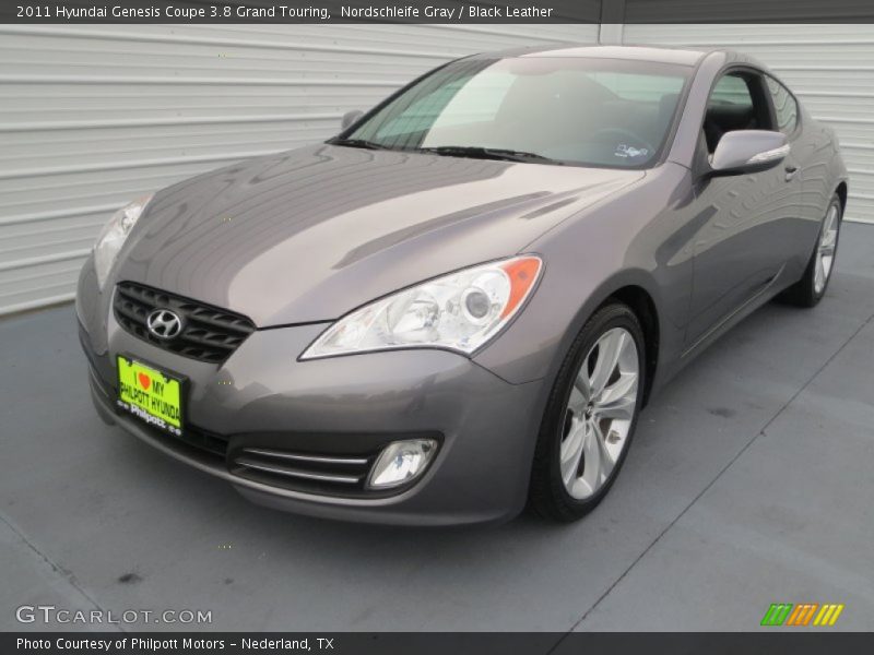 Nordschleife Gray / Black Leather 2011 Hyundai Genesis Coupe 3.8 Grand Touring