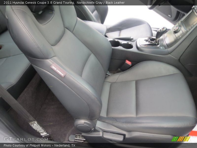 Front Seat of 2011 Genesis Coupe 3.8 Grand Touring