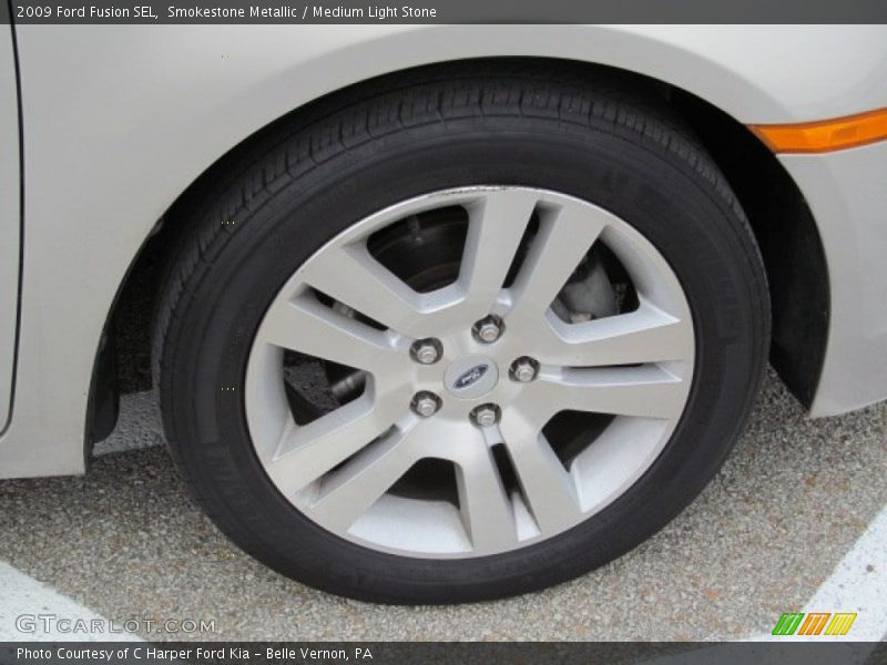 Smokestone Metallic / Medium Light Stone 2009 Ford Fusion SEL