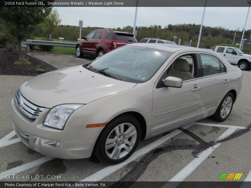 Smokestone Metallic / Medium Light Stone 2009 Ford Fusion SEL