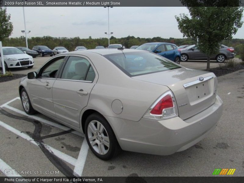 Smokestone Metallic / Medium Light Stone 2009 Ford Fusion SEL
