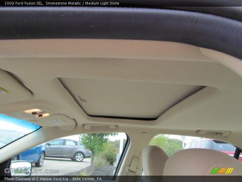 Smokestone Metallic / Medium Light Stone 2009 Ford Fusion SEL