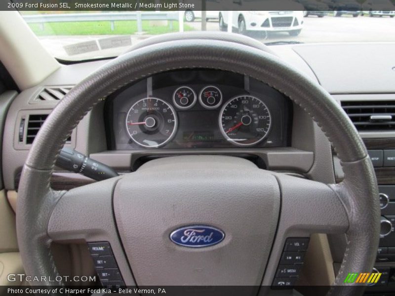 Smokestone Metallic / Medium Light Stone 2009 Ford Fusion SEL